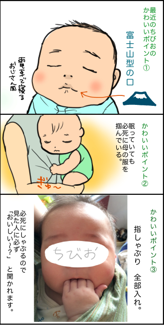 ４ヶ月健診とカウプ指数 太りぎみ ちびお日記